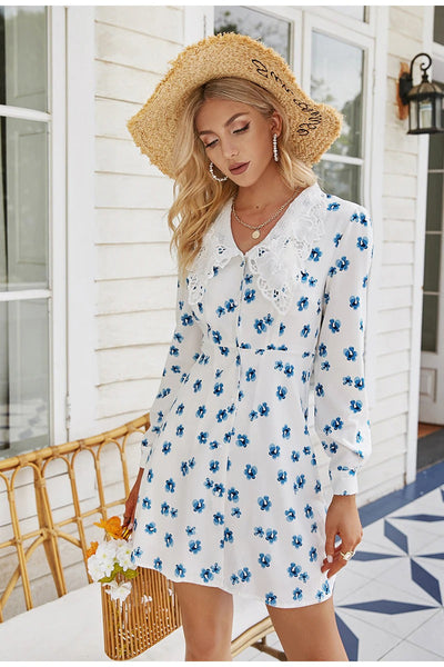 Vintage Kleid mit Peter-Pan-Kragen