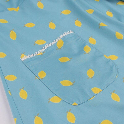 Vintage-Kleid mit Spitzenkragen