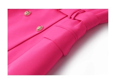 Fuchsia 40er Jahre Vintage Bleistiftkleid