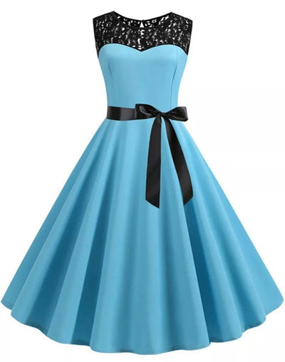 Pastellfarbenes Brautjungfern-Vintage-Kleid