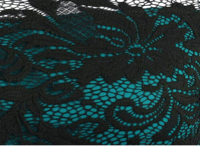 Grünes Vintage 50er Spitzenkleid