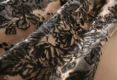 Böhmisches Spitzen-Vintage-Kleid