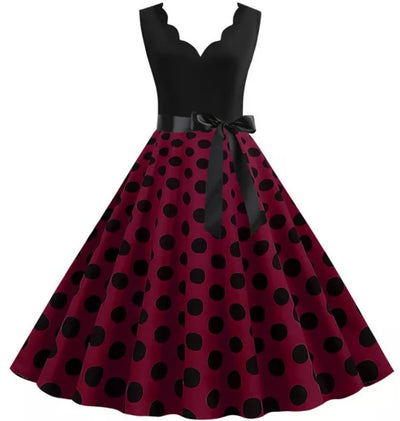 Lila Sommer Vintage Kleid