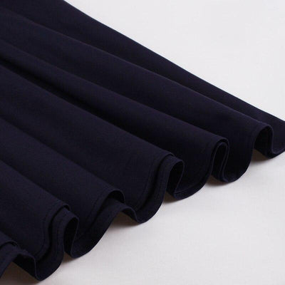 Plus Size Blaues 50er-Jahre-Kleid