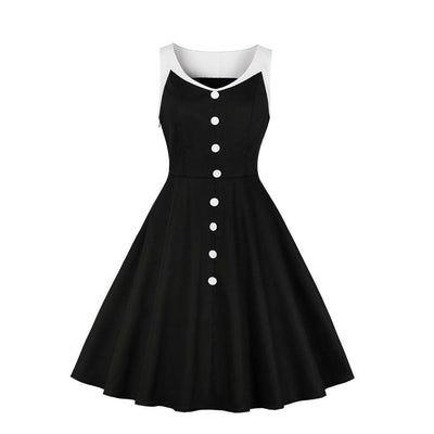 Hepburn Vintage Kleid Schwarz