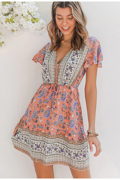 Vintage Hippie-Chic-Kleid