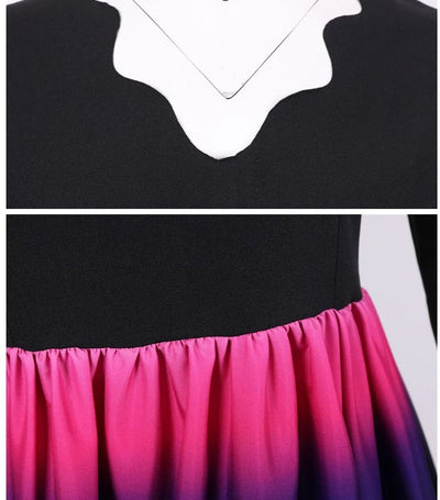 Weihnachtshimmel Winter Vintage Kleid