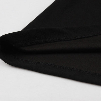 Winter Vintage Kleid Schwarz