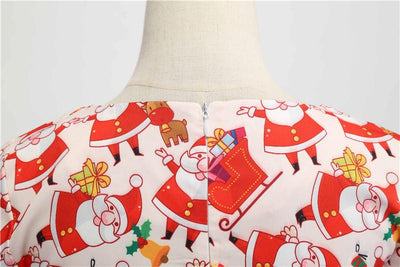 60er Jahre Weihnachtskleid