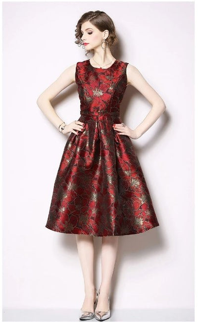 Vintage Lila Tageskleid