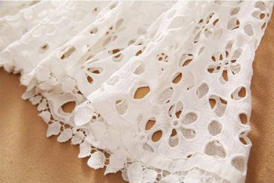 Vintage Weißes Herbsthochzeitskleid