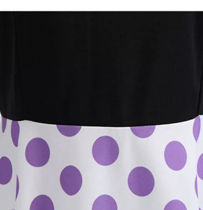 Polka Dot Lila Pin Up Vintage Kleid
