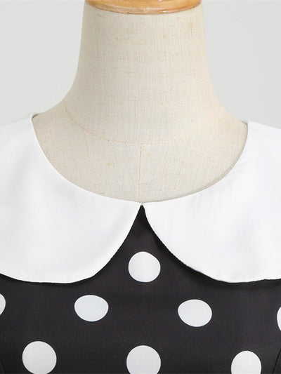 Vintage Polka-Kleid