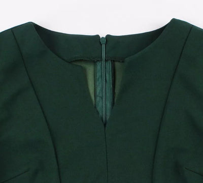 Vintage Grünes Empfangskleid