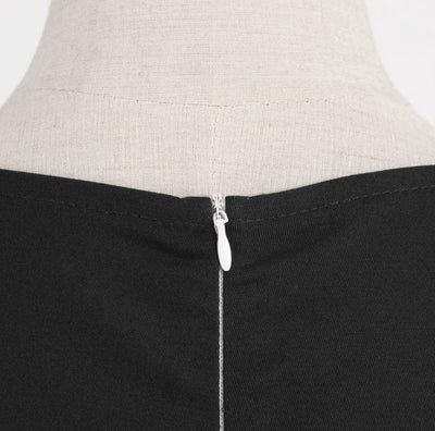 Vintage 50er Jahre Rockabilly Kleid Schwarz