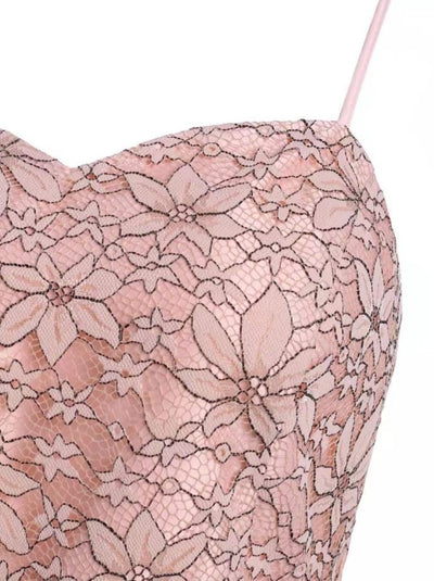 Vintage Kleid mit Rosenstickerei