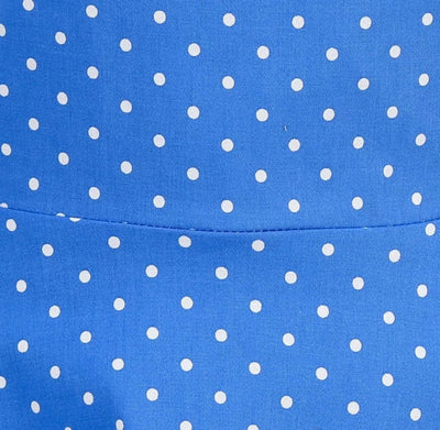 Blaues Vintage Sexy Pin-Up-Kleid