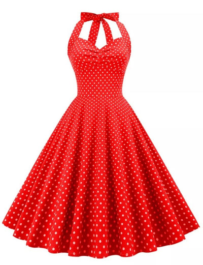 Rotes Pin-Up Sexy Vintage Kleid