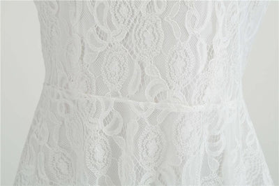 Vintage Trapezkleid Weiß