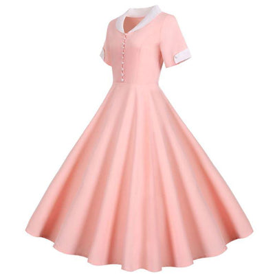 Vintage 50er Jahre Rosa Kleid