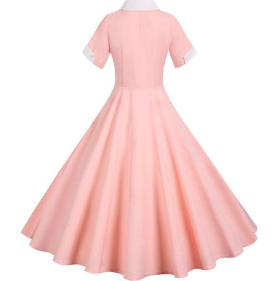Vintage 50er Jahre Rosa Kleid