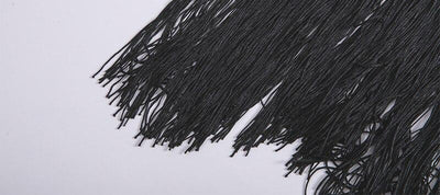 Silbernes 20er-Jahre-Kleid