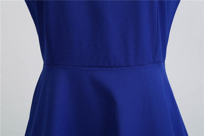 Blaues Vintage-Spitzenkleid