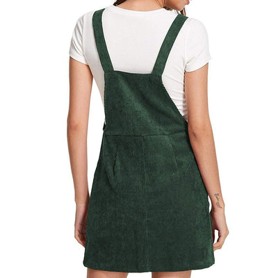 Grünes Vintage-Teenager-Kleid aus Samt