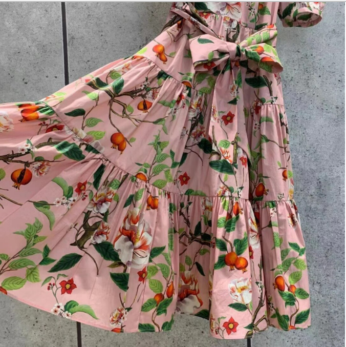 Rosa Vintage Hochzeitskleid