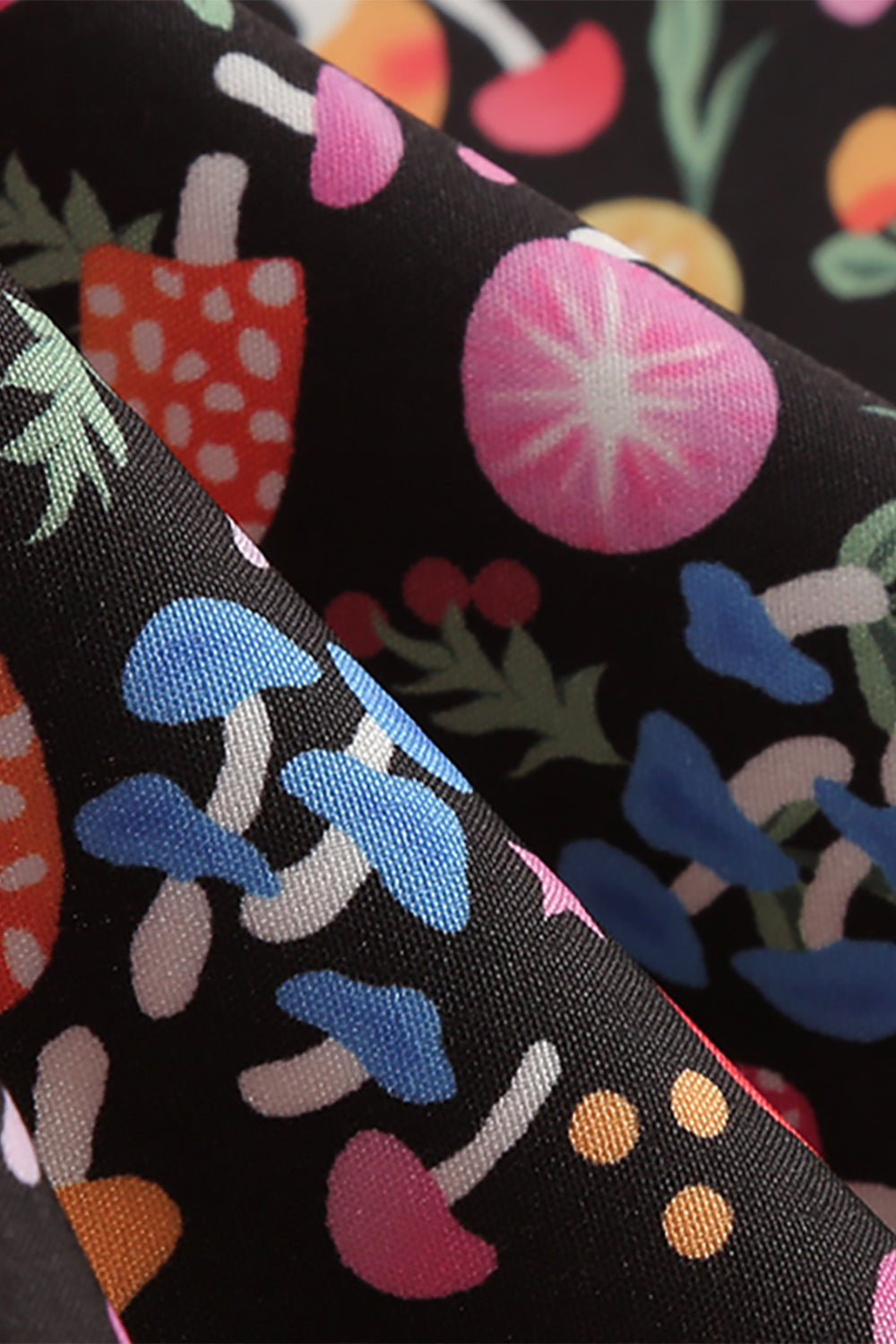 Vintage-Kleid mit Grunge-Print