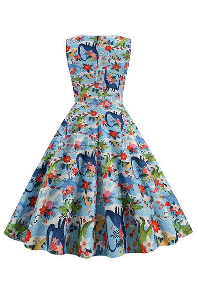 50er Jahre Vintage Blumenkleid