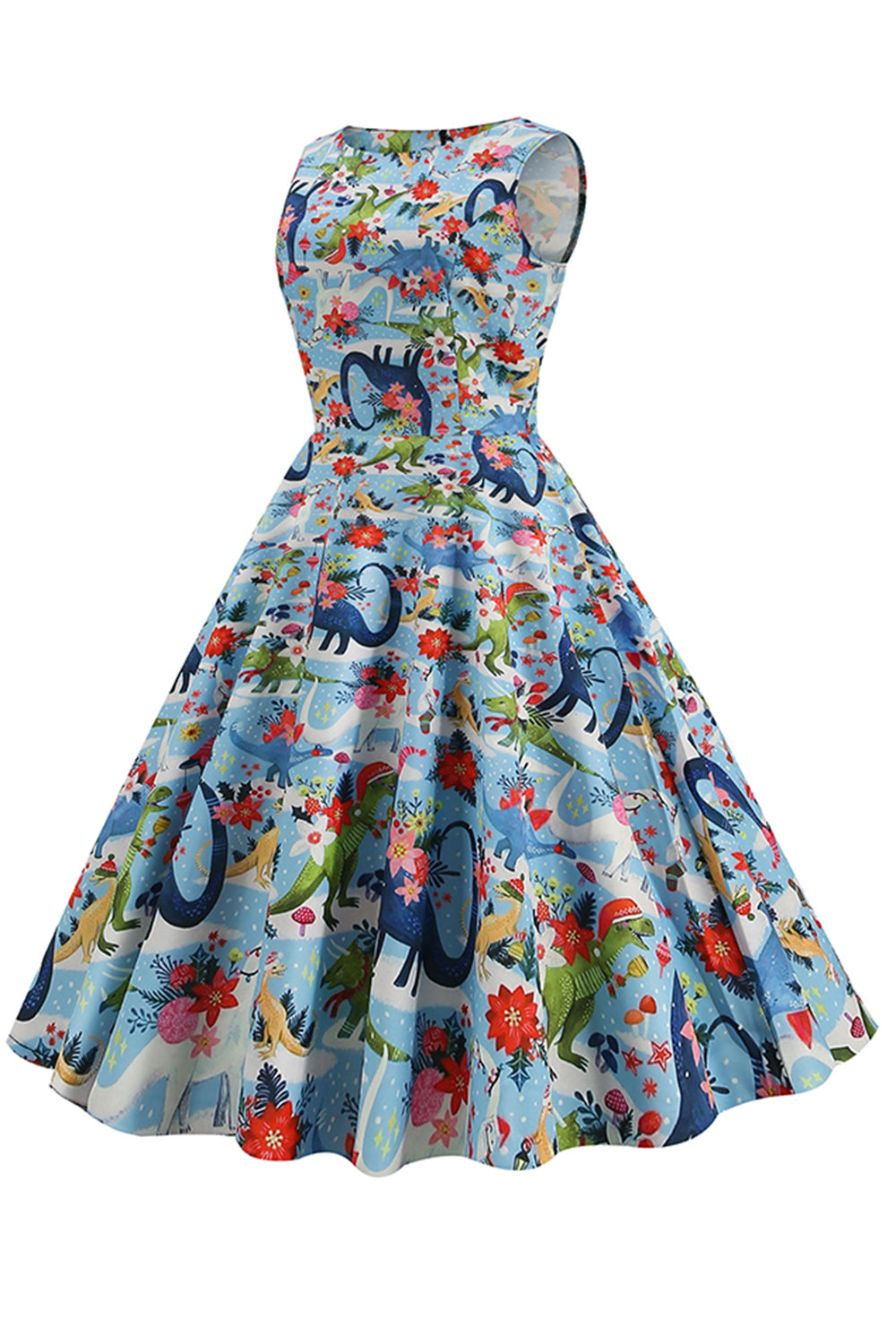 50er Jahre Vintage Blumenkleid