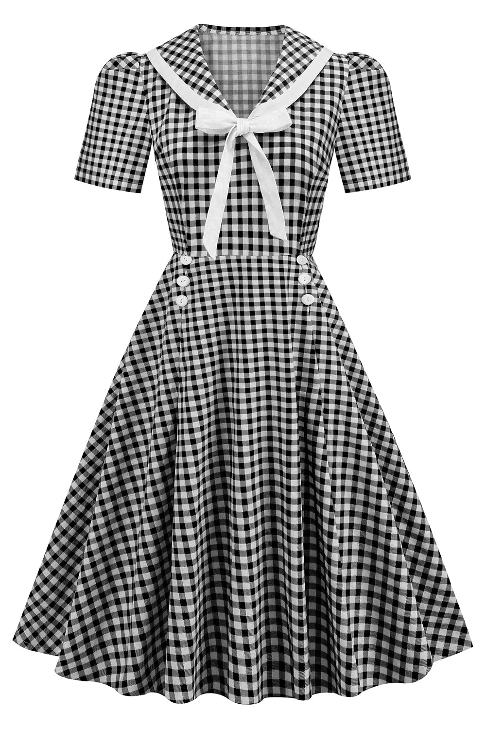 Vintage Kleid mit Fliege