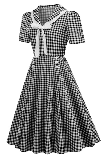 Vintage Kleid mit Fliege