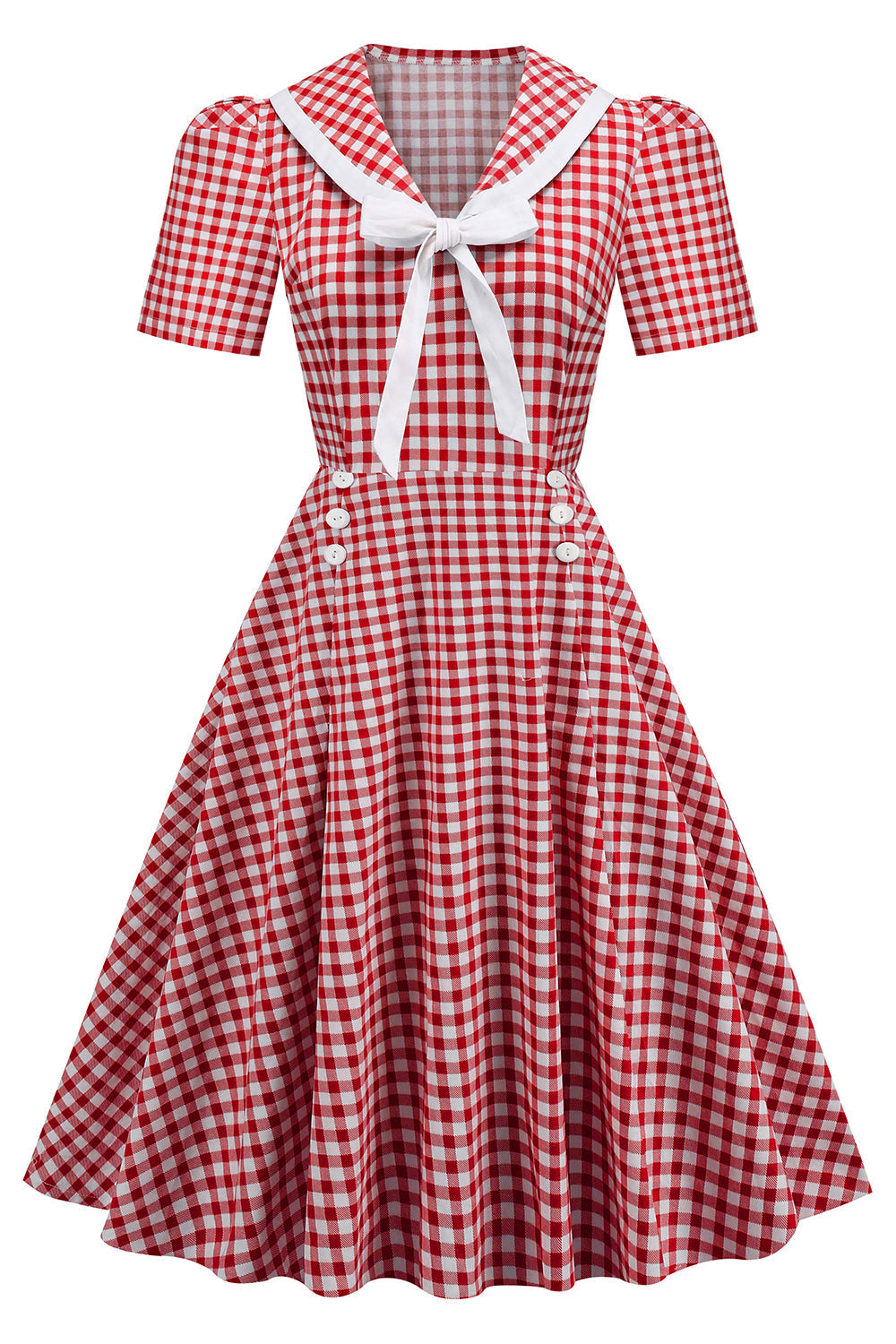 Vintage Kleid mit Fliege