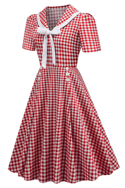 Vintage Kleid mit Fliege