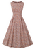 50er Jahre Kleid Dusty Pink