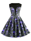 Totenkopf-Rockabilly-Kleid