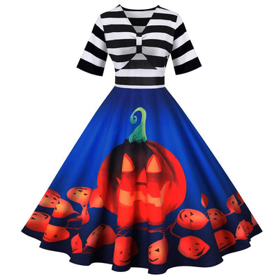 Halloween-Matrosen-Rockabilly-Kleid