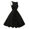 Schwarzes Rockabilly-Kleid