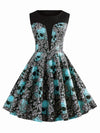 Totenkopf-Rockabilly-Kleid