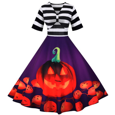 Halloween-Matrosen-Rockabilly-Kleid