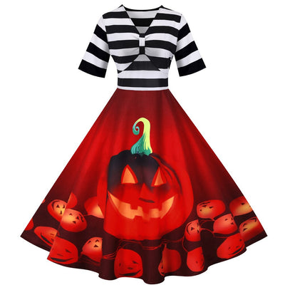 Halloween-Matrosen-Rockabilly-Kleid