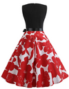 Vintage Pin-Up-Ballons-Kleid