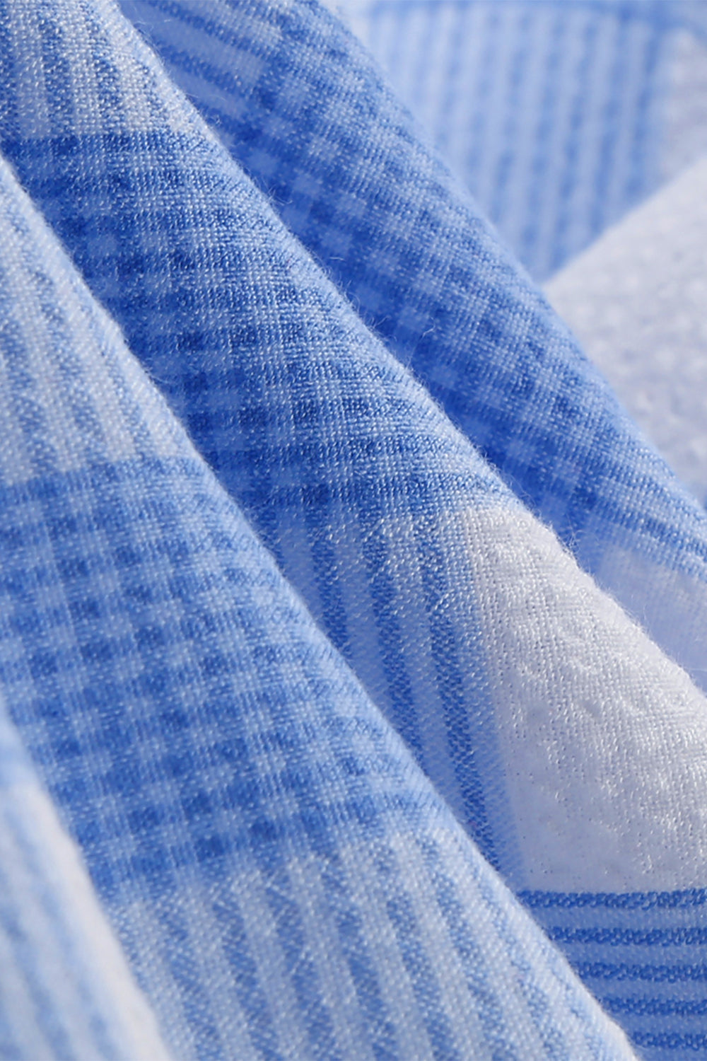 Damen Kariertes rückenfreies Retro-Kleid