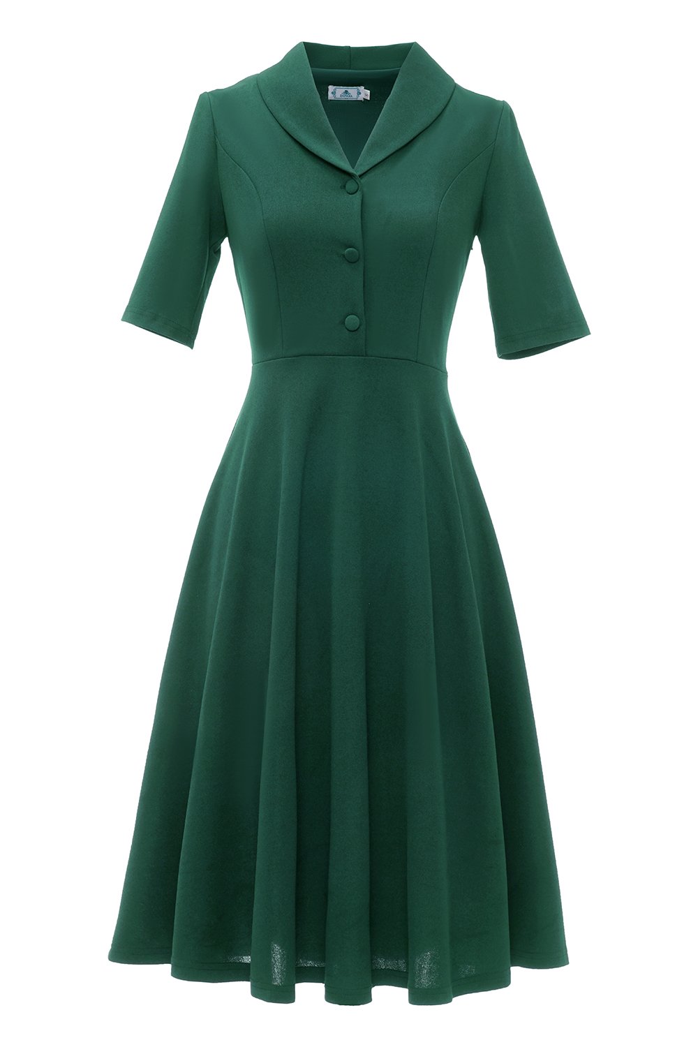 Vintage 1950er Jahre Halbarmkleid