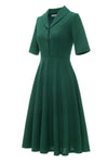 Vintage 1950er Jahre Halbarmkleid