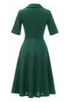 Vintage 1950er Jahre Halbarmkleid