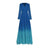 40er Jahre Vintage Blaues Kleid
