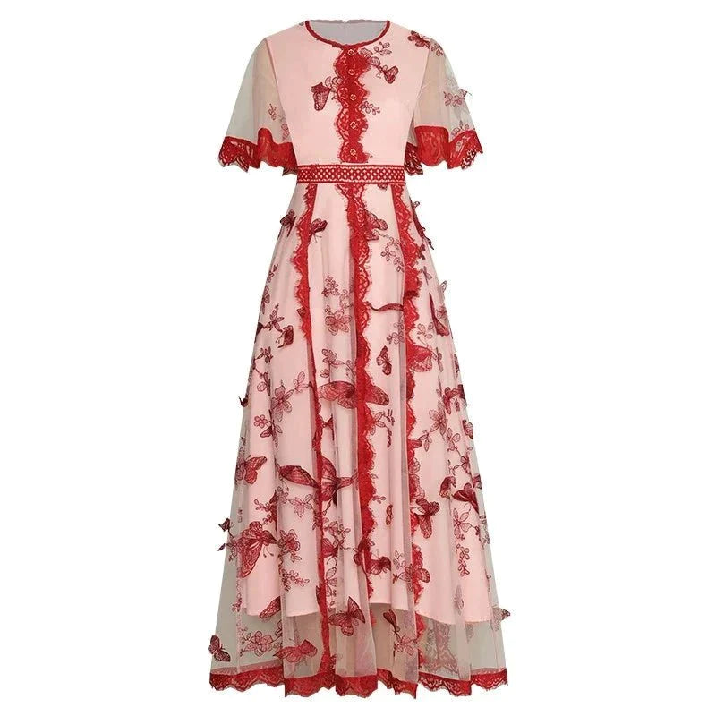 40er Jahre Vintage Blumenkleid